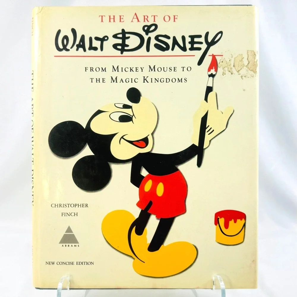 VTG Art of Walt Disney 1975 Coffee Table Book Hardcover Collectible _ Dust Cover